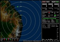 Live Lightning Strike Map  and Lightning Tracker For Queensland